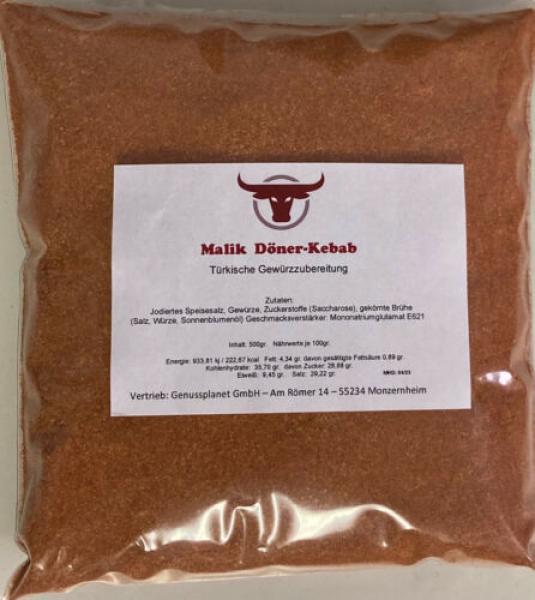 Malik Döner-Kebab Gewürzmischung ab 200gr. bis 1 Kg (EV)